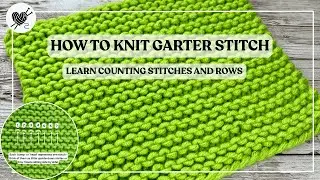 How to Knit Garter Stitch  | Easy Step-by-Step Tutorial + Tips!