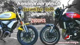 #27: Konzeptvergleich Ducati Scrambler 1100 vs. Kawasaki Z900RS