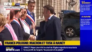 🟡 Suivez en direct la rencontre entre Emmanuel Macron et Donald Tusk, Premier ministre polonais, ...