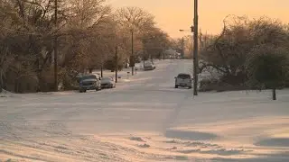 DFW Weather: The sun comes out in Gainesville, which was covered in ice and snow this weekend