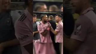 Messi nice gesture to Yedlin #messi #miami #football