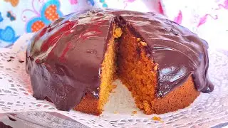 🥕🍊BIZCOCHO VEGANO DE ZANAHORIAS Y NARANJA, LIGERO Y DELICIOSO😋 | El Dulce Paladar