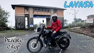 LAVASA city in Monsoon 🌧️💚| Weekend Ride | ROYAL ENFIELD HIMALYAN BS6