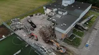 Bo'ness Recreation Centre Demolition 18th Aug 2025