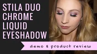 Stila Magnificent Metals Glitter and Glow Duochrome Liquid Eyeshadow | Demo and Product Review