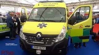 New Skane Region (Sweden) ambulance - close up on the RETTmobil 2018 in Germany