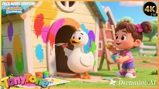🦆New Little Kids Build a Duck House | Fun Farm Song for Toddlers 👧🧒🌞