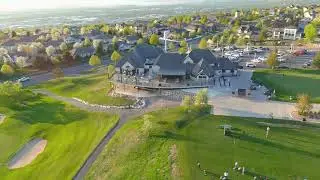 Eaglewood Golf Course club house fly over