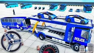 Police Bus Transporter Truck Simulator - Offroad Transport Driving Duty - Android GamePlay