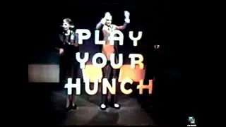 Play Your Hunch 1962, Colorized, Game Show, Merv Griffin