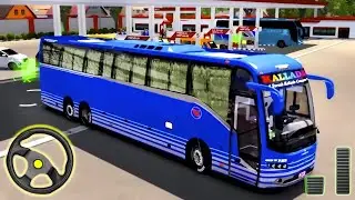 Euro Coach Bus Driving Simulator 2020 - City Bus Parking Games | Android Gameplay