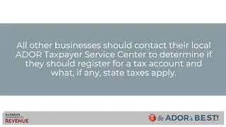 Sales and Use Tax: Tax Account Number Registration