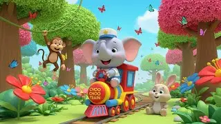 Choo Choo Train Adventure | Fun Train Song for Toddlers to Sing and Ride