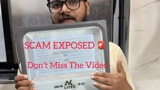 ⚠️ Market Scam Exposed! ⚠️ Many sellers are claiming their 240W Light are genuine? Watch till end.