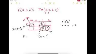 75. Maxterms and K-Maps