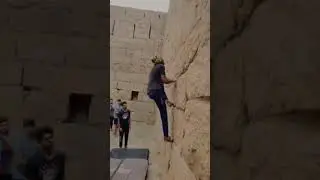Climbing a wall like Spiderman