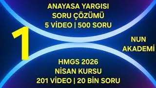 Anayasa Yargısı 1 /:\ 11 Hmgs Nisan 2026