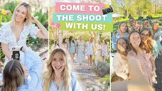 VLOG - Location Scout, Prep, and Come to the Senior Rep Team Spring Photoshoot [+Gallery Scroll]
