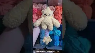 let's crochet a fluffy star baby #crochetstar #star