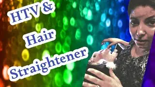 HTV with straightener on plush/stuffed animal