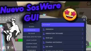🔥☢Nuevo SosWare GUI || Da Hood, Da hood Duels, untitled Hood, Hodd Modded || •Arceus Móvil Scripts