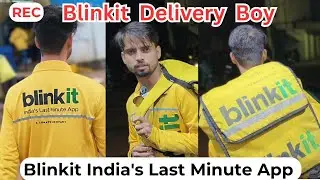 I Became a Blinkit Delivery Boy for a Day ! Reality of Delivery Boy ! 😳