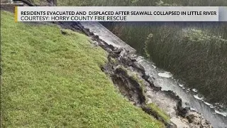 Horry County seawall collapse displaces seven near Little River