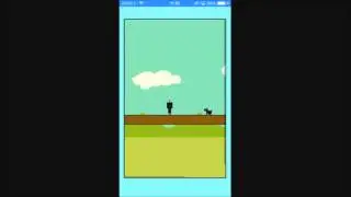 背景のスクロールをずらして奥行を作る【Objective-C】