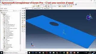 Episode22:Frequency / Random Response (Vibration )analysis for shell with hole using ABAQUS