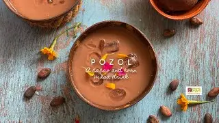 Super easy cacao and corn masa maize drink called pozol or 