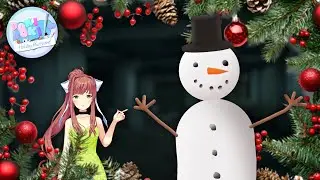 DIVINE SNOWMAN // Holiday Hurricane DDLC Mod // DDLC Highlights