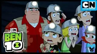 Problems In The Mineshaft | Ben 10 | Cartoon Network