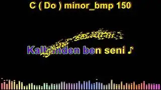 Adını anmayacağım C ( Do ) minor bmp 150 KARAOE