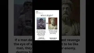 Hammurabi vs Aurelius on Revenge #history #philosophy #stoicism #marcusaurelius