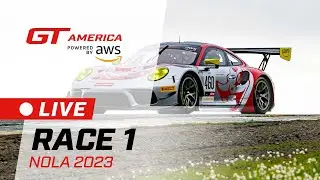 LIVE | Race 1 | NOLA | GT America Powered by AWS 2023