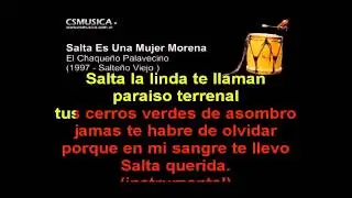 Folklore   Salta es una mujer morena   Karaoke