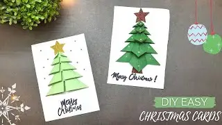 Christmas Greeting Card 🎄 | Christmas Card Handmade 2021 | Easy and simple Christmas greeting card