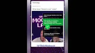 Technology/ Hich App Quiz Answers within 60 seconds