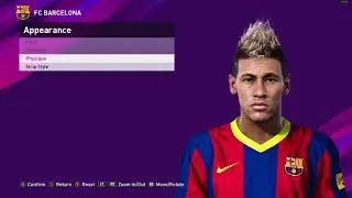 Neymar Barcelona Face eFootball PES 2020 2021 2022