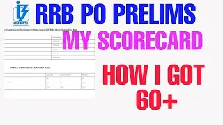 60+ Score in RRB PO PRELIMS 2020