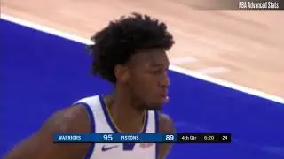 James Wiseman Full Boxscore Highlights (6 PTS, 6 REB, 1 AST) vs Detroit Pistons