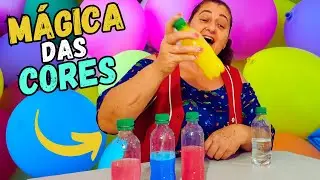 A GARRAFA MÁGICA DAS CORES - ATIVIDADE Sensorial PARA TRABALHAR AS CORES na EDUCAÇÃO INFANTIL