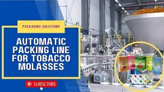 Automatic Tobacco Molasses Packing Machine | Packaging Line With Tax Labeling For Hookah Tobacco