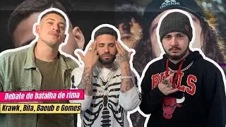 Krawk, Baueb e Gomes (Debate de batalha de Rima) -  PodMestre #291
