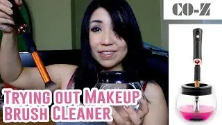 Testing Affordable Makeup Brush Cleaner from CO-Z on Amazon - How to clean your makeup brush 🖌