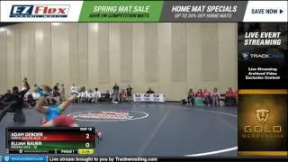 132 Adam Deboer North Dakota Blue vs Elijah Bauer Indiana Gold 8447229104