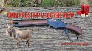 airsoft 6mm proshop WINCHESTER M1887 REVIEW- The Tactical Goose
