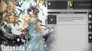 Arknights | Operator Records | Lutonada (Under the Shining Sun)