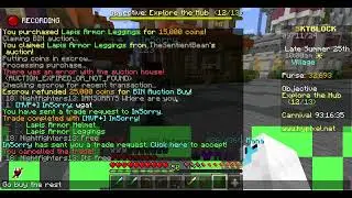 I gave away half of Lapis Armor (Hypixel Skyblock