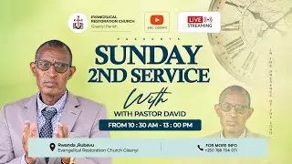 LIVE 🛑 ERC RUBAVU AMATERANIRO Y'IKINYARWANDA 1.2.206 HAMWE NA PASTOR DAVID